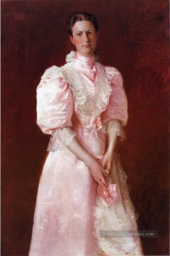 Merritt Tableaux - Étude en rose aka Portrait de Mme Robert P. McDougal William Merritt Chase
